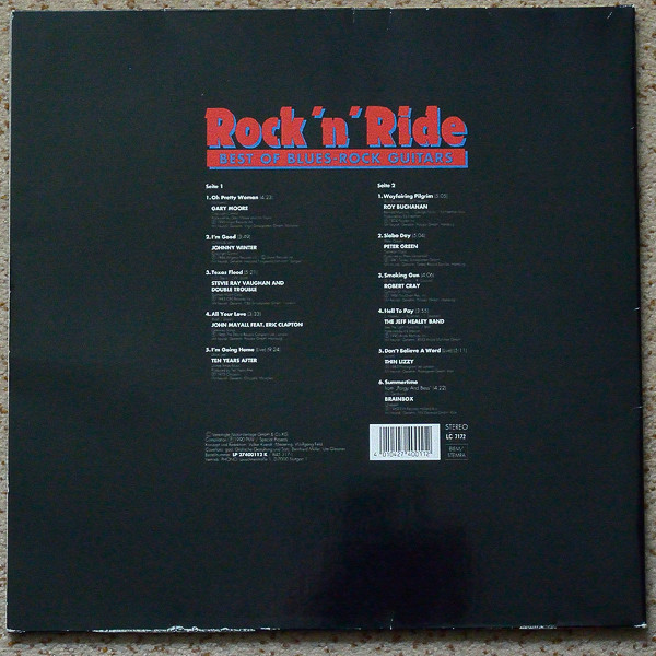 Album herunterladen Various - RocknRide Best Of Blues Rock Guitars