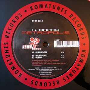 Portada de album K. Brand - Metropolis