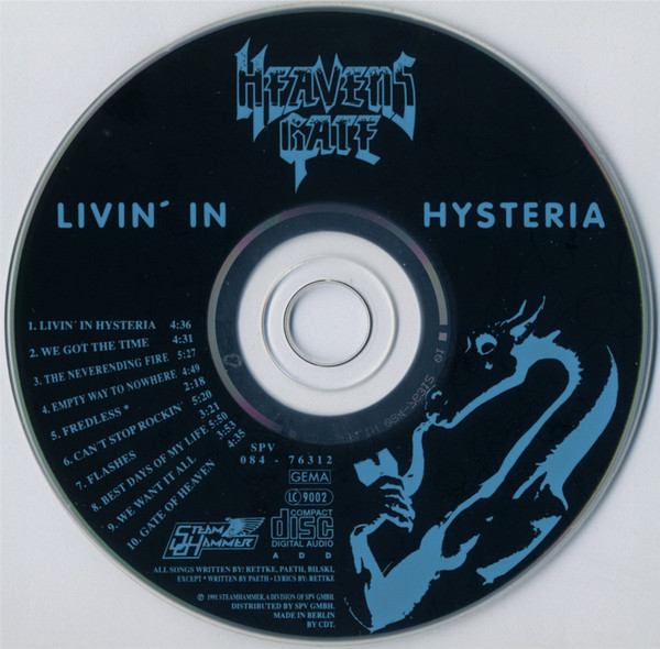 télécharger l'album Heavens Gate - Livin In Hysteria