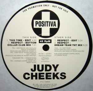 Judy Cheeks – This Time / Respect (1995, Vinyl) - Discogs