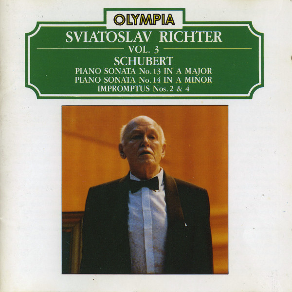 Sviatoslav Richter - Schubert – Sviatoslav Richter Vol. 3 (Piano 