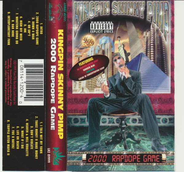 Kingpin Skinny Pimp – 2000 Rapdope Game (1999, Cassette) - Discogs