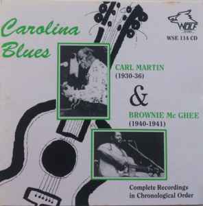 Carl Martin - Carolina Blues album cover