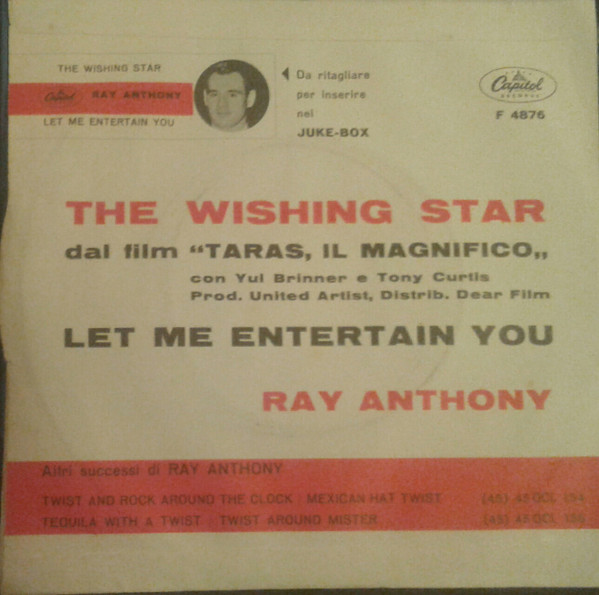 descargar álbum Ray Anthony - The Wishing Star Dal Film Taras Il Magnifico