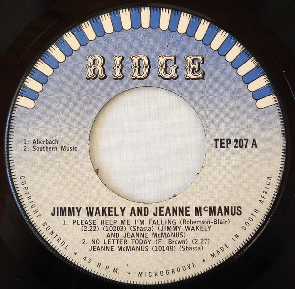 descargar álbum Jimmy Wakely And Jeanne McManus - Please Help Me Im Falling