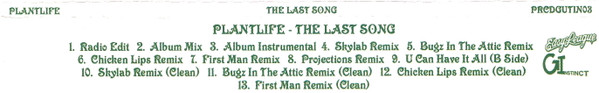ladda ner album Plantlife - The Last Song