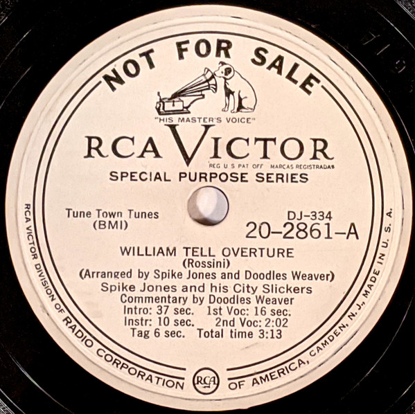 Spike Jones And His City Slickers – William Tell Overture / By The