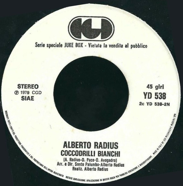 Album herunterladen Alberto Radius - Poliziotto Coccodrilli Bianchi