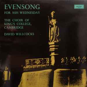 The King's College Choir Of Cambridge - Evensong For Ash Wednesday album cover