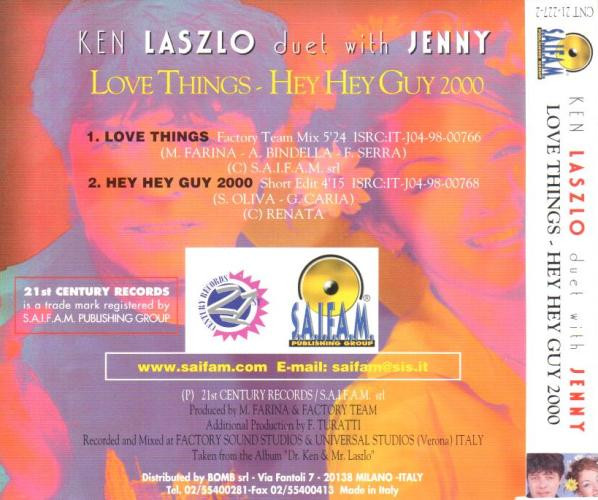 lataa albumi Ken Laszlo Duet With Jenny - Love Things Hey Hey Guy 2000