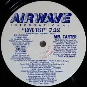 Mel Carter - Love Test album cover