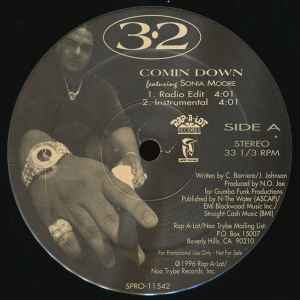 3-2 – Comin Down (1996, Vinyl) - Discogs