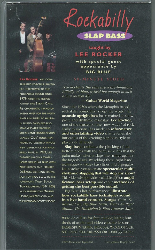 ladda ner album Lee Rocker - Rockabilly Slap Bass Tought By Lee Rocker