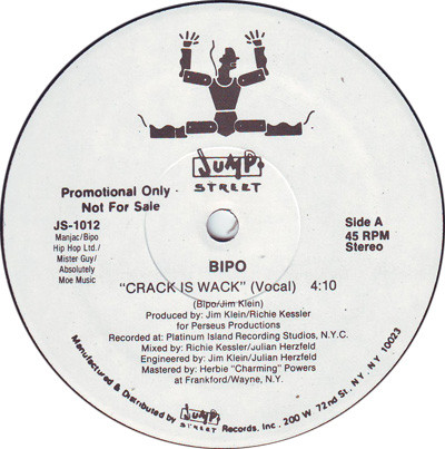 Bipo – Crack Is Wack (1987, Vinyl) - Discogs