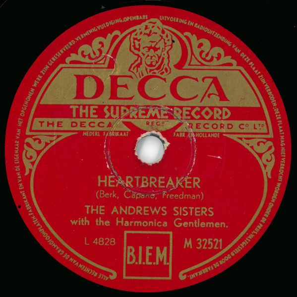 last ned album Andrews Sisters - Heartbreaker Sabre Dance
