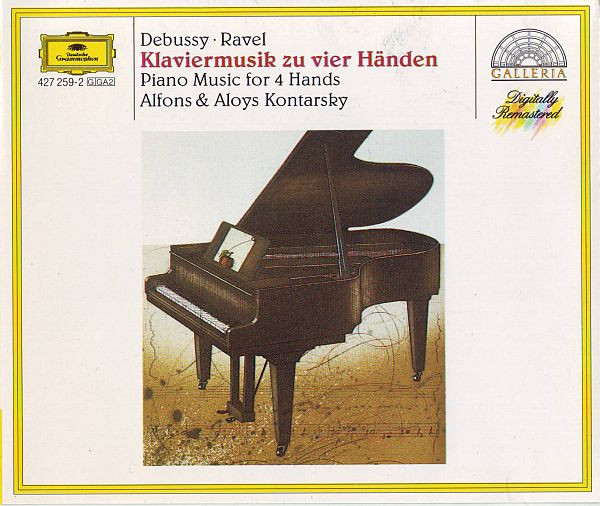 Album herunterladen Debussy, Ravel Alfons & Aloys Kontarsky - Klaviermusik Zu Vier Händen Piano Music For 4 Hands