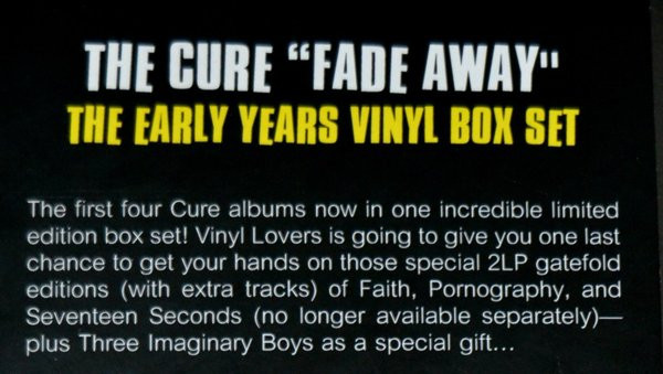 descargar álbum The Cure - Fade Away The Early Years Vinyl Box Set