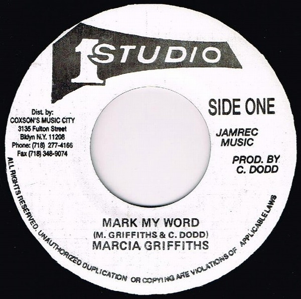 descargar álbum Marcia Griffiths Basil Gabbidon - Mark My Word I Need Your Loving