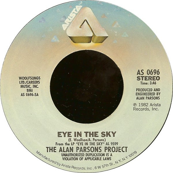 The Alan Parsons Project – Eye In The Sky (1982, Pitman Pressing 