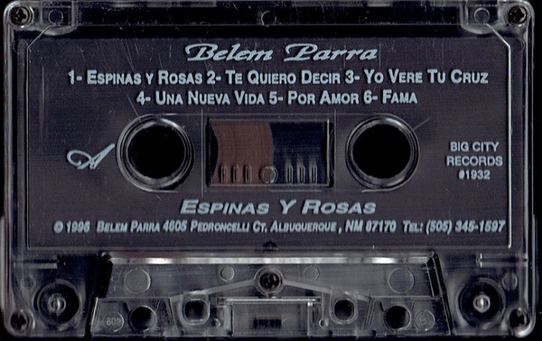 descargar álbum Belem Parra - Espinas Y Rosas