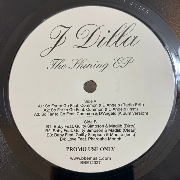 J Dilla – The Shining EP (2006, Vinyl) - Discogs