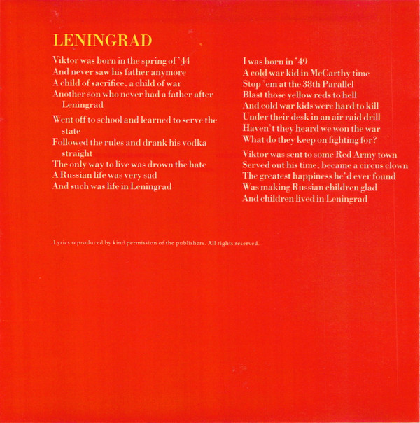 Album herunterladen Billy Joel - Leningrad
