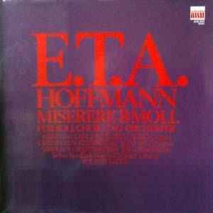 E.T.A. Hoffmann - Miserere B-Moll Fuer Soli, Chor Und Orchester album cover