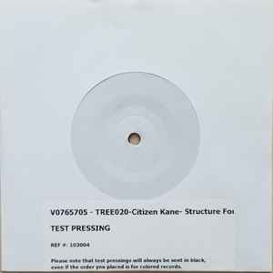 Citizen Kane – Structure/Foundation (What's The Plan) (2019, Vinyl