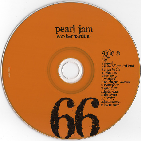 lataa albumi Download Pearl Jam - San Bernardino California October 28 2000 album