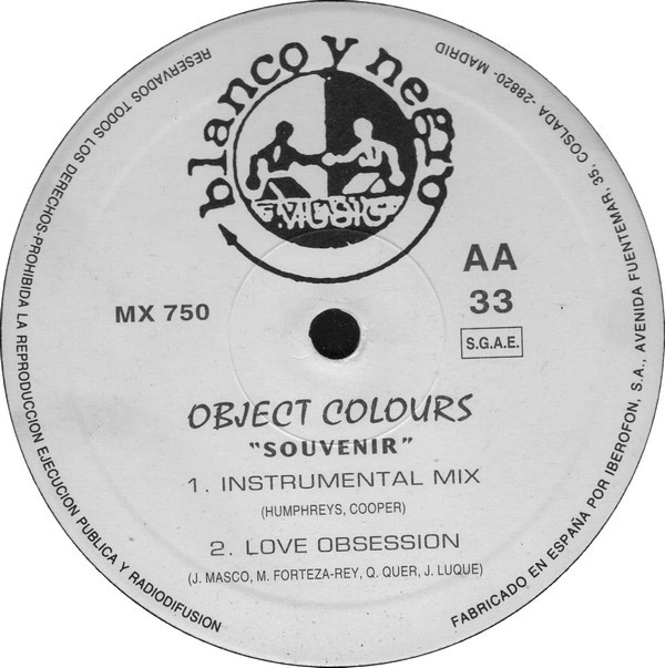 télécharger l'album Object Colours - Souvenir