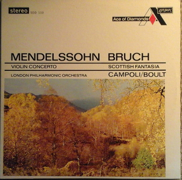 Mendelssohn / Bruch, Campoli, London Philharmonic Orchestra, Boult