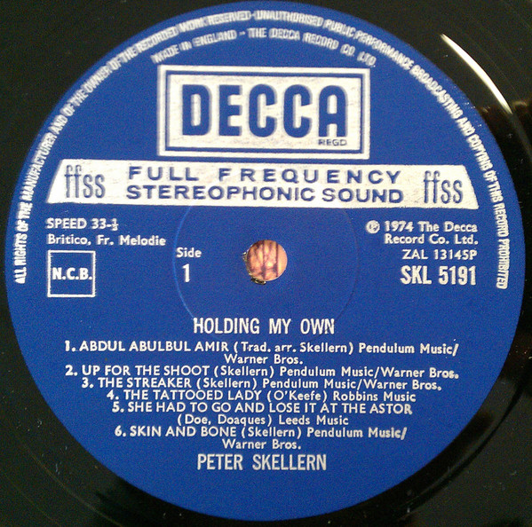 Peter Skellern - Holding My Own | Decca (SKL 5191) - 3