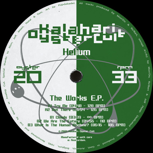 Helium - The Works E.P. | Kalahari Oyster Cult (OYSTER20) - 2