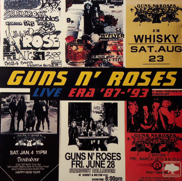 日本最大のブランド GUNS'N'ROSES LIVE ERA '87-'93 帯なし2CD