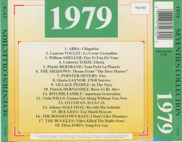 ladda ner album Various - Seventies Collection 1979 Ces Années Là