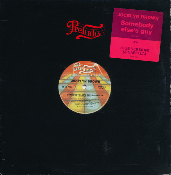 Jocelyn Brown – Somebody Else's Guy (Vinyl) - Discogs