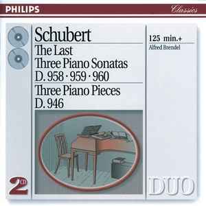 Schubert, Alfred Brendel – The Last Three Piano Sonatas D. 958