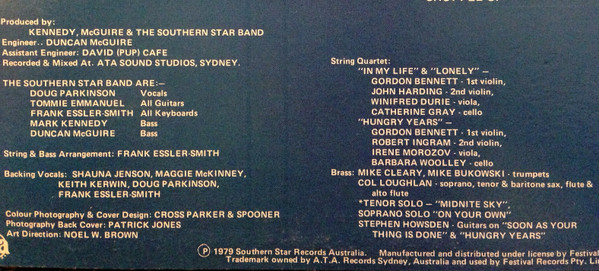 descargar álbum Doug Parkinson's Southern Star Band - Ill Be Around