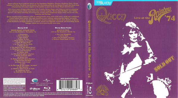 Queen – Live At The Rainbow '74 (2014, Gatefold, Vinyl) - Discogs