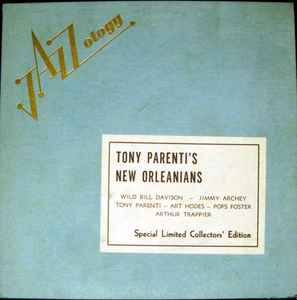 Tony Parenti And His New Orleanians - Tony Parenti's New Orleanians album cover