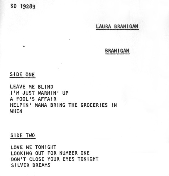 Laura Branigan Lyrics, Songs, and Albums