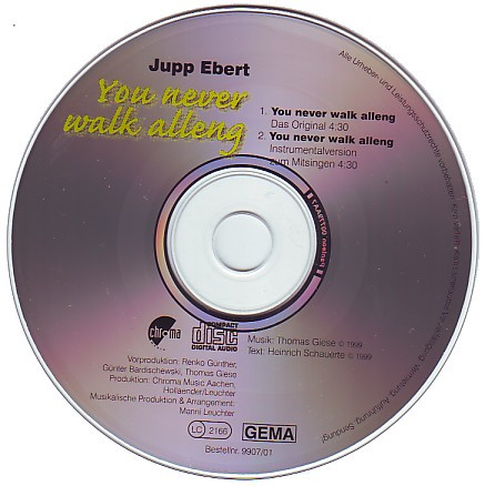 last ned album Jupp Ebert - You Never Walk Alleng