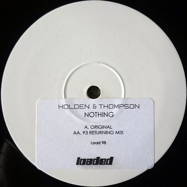 Holden & Thompson - Nothing | Releases | Discogs