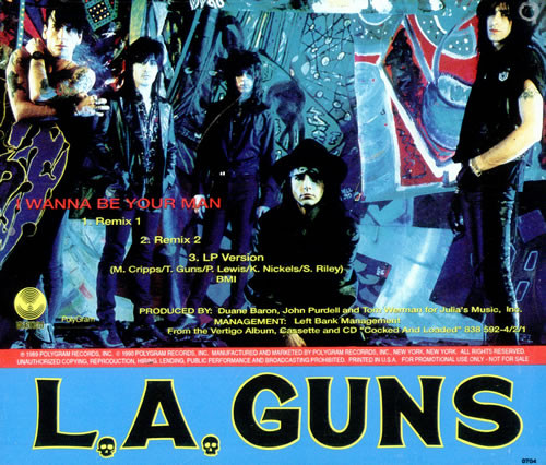 L.A. Guns – I Wanna Be Your Man (1990, CD) - Discogs