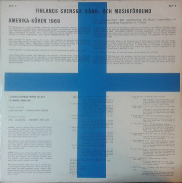 descargar álbum The America Choir 1969 - Nog Minns Du Det Landet Remember The Old Country