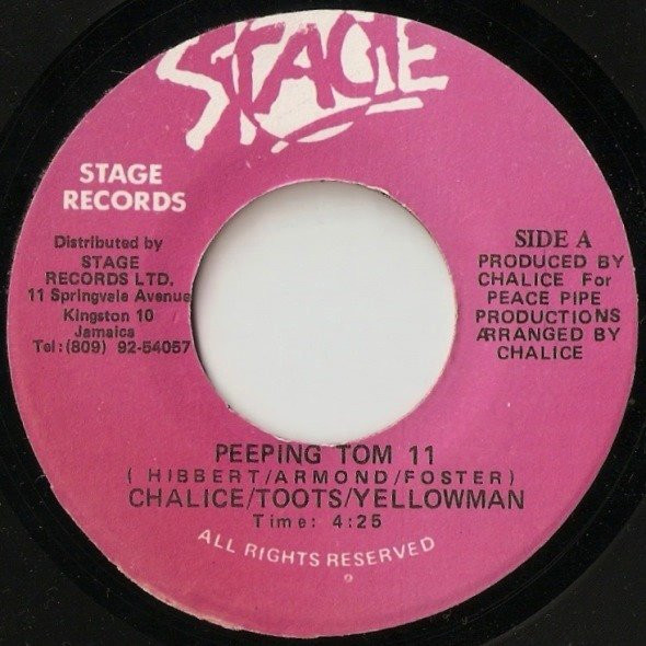 Chalice / Toots / Yellowman – Peeping Tom 11 (1985, Vinyl) - Discogs