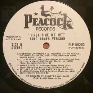 King James Version – First Time We Met (1974, Vinyl) - Discogs