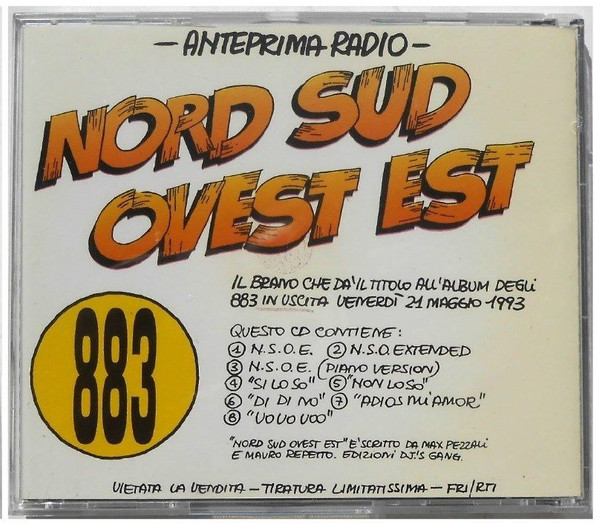 VINILE 883 Nord Sud Ovest Est (Picture Disc + Vinile 180Gr. Bianco,  Numerato) (pre ordine) – Firefly Audio