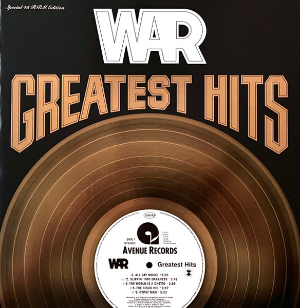 War – Greatest Hits (2024, Vinyl) - Discogs