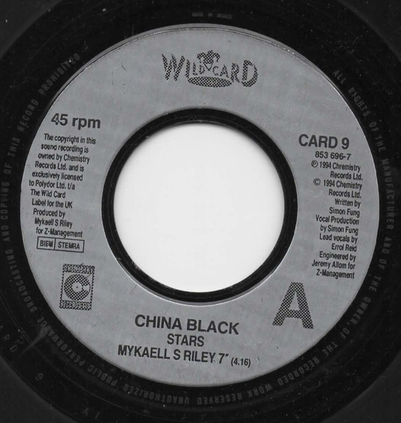 China Black – Stars (1994, Silver Labels , Vinyl) - Discogs